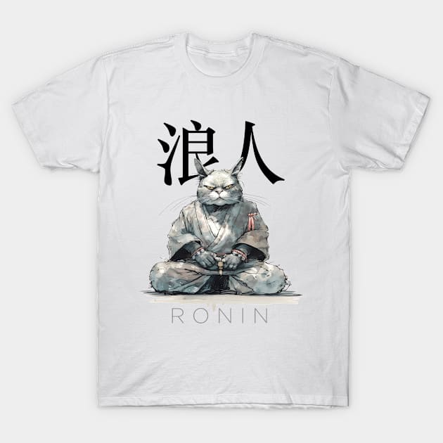 Ronin Cat T-Shirt by Puff Sumo